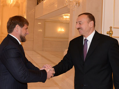 Azerbaijan`s President receives Chechen leader
