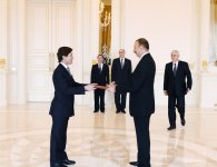 Azerbaijani President receives credentials from ambassadors of several countries (PHOTO) (UPDATE)