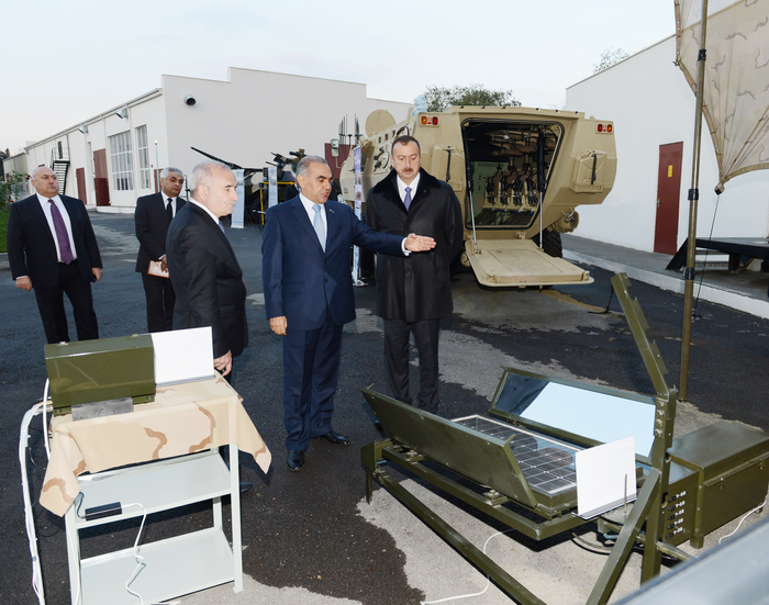 President Ilham Aliyev inaugurates experimental-research factory of the ministry of defense industry (PHOTO)