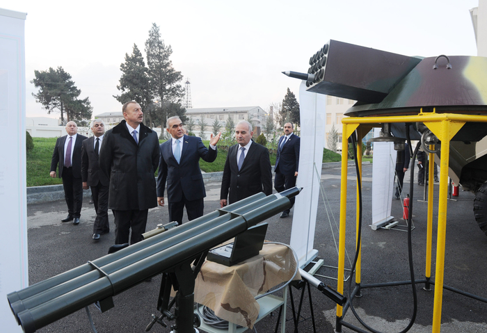 President Ilham Aliyev inaugurates experimental-research factory of the ministry of defense industry (PHOTO)