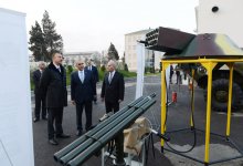 President Ilham Aliyev inaugurates experimental-research factory of the ministry of defense industry (PHOTO)