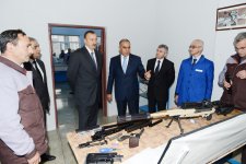 President Ilham Aliyev inaugurates experimental-research factory of the ministry of defense industry (PHOTO)