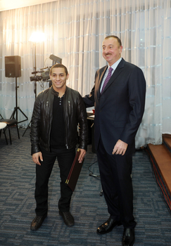 Azerbaijani President and his spouse attended National Olympic Committee`s award-giving ceremony (PHOTO)