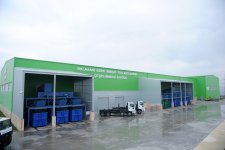 Azerbaijani President inaugurates municipal solid waste sorting factory and incineration plant in Balakhani (PHOTO)