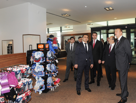 Azerbaijani President opens Zirva hotel in Shahdag winter and summer tourism complex (PHOTO)