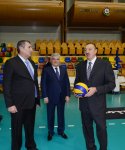 Azerbaijani President opens administrative building and volleyball ground of Azeryol club and Azeryol hotel (PHOTO)