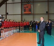 Azerbaijani President opens administrative building and volleyball ground of Azeryol club and Azeryol hotel (PHOTO)