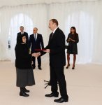 Azerbaijani President and his spouse attend opening ceremony of apartment buildings for disabled and martyr families in Sumgayit (PHOTO)