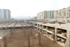 President Ilham Aliyev inspects construction work at underground parking lot, park, garden and fountain complex in Baku (PHOTO)