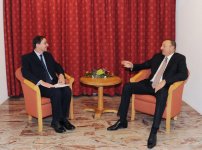 Azerbaijani President meets CEO of Holcim Group