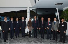 Azerbaijani President and his spouse watch Azerspace-1 satellite orbit launch (PHOTO)