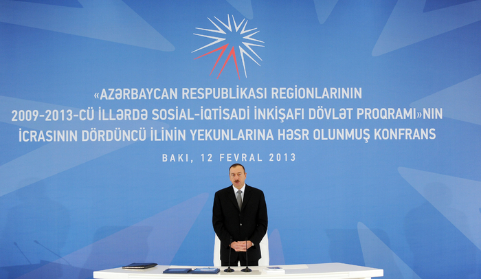 Azerbaijani President chairs conference on State Program for socio-economic development of the regions (PHOTO)