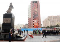 Azerbaijani President, First Lady attend ceremony commemorating Khojaly genocide victims  (UPDATE) (PHOTO)