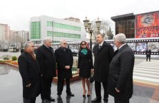Azerbaijani President, First Lady attend ceremony commemorating Khojaly genocide victims  (UPDATE) (PHOTO)