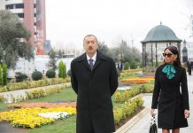 Azerbaijani President, First Lady attend ceremony commemorating Khojaly genocide victims  (UPDATE) (PHOTO)