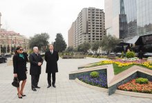 Azerbaijani President, First Lady attend ceremony commemorating Khojaly genocide victims  (UPDATE) (PHOTO)