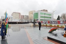 Azerbaijani President, First Lady attend ceremony commemorating Khojaly genocide victims  (UPDATE) (PHOTO)