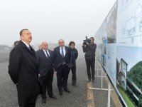 President Ilham Aliyev inspects construction of Tufan Alpine Skiing Recreation Complex (PHOTO)