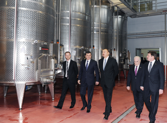 President Ilham Aliyev inaugurates winery in Gabala (PHOTO)