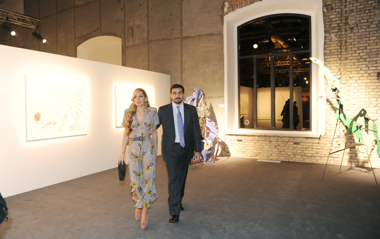 Azerbaijan's First Lady attends ‘Fly to Baku: Contemporary Art of Azerbaijan’ exhibition in Rome (PHOTO)