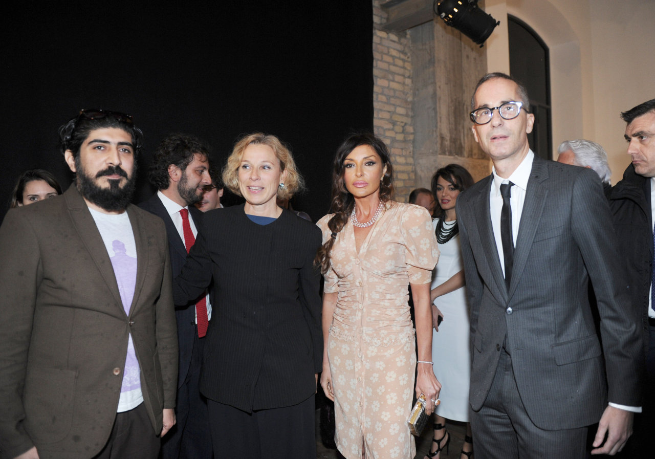 Azerbaijan's First Lady attends ‘Fly to Baku: Contemporary Art of Azerbaijan’ exhibition in Rome (PHOTO)