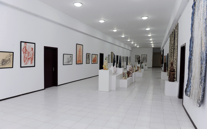Azerbaijani President inspects new block of Azerbaijan State Academy of Fine Art (PHOTO)