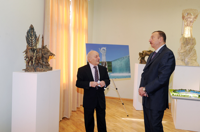 Azerbaijani President inspects new block of Azerbaijan State Academy of Fine Art (PHOTO)