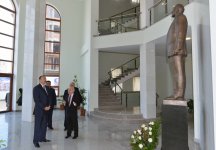 Azerbaijani President inspects new block of Azerbaijan State Academy of Fine Art (PHOTO)