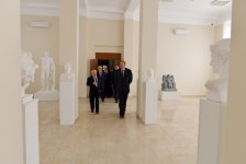 Azerbaijani President inspects new block of Azerbaijan State Academy of Fine Art (PHOTO)