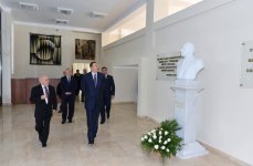 Azerbaijani President inspects new block of Azerbaijan State Academy of Fine Art (PHOTO)