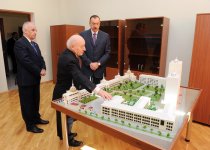 Azerbaijani President inspects new block of Azerbaijan State Academy of Fine Art (PHOTO)