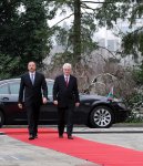 Azerbaijani President officially welcomed to Croatia (PHOTO)