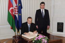 Azerbaijani President meets Croatian Premier (PHOTO)
