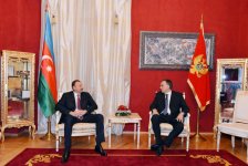 Presidents of Azerbaijan and Montenegro meet in private