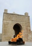 Azerbaijani President and his spouse visit newly-redeveloped “Ateshgah Temple” State Historical Architectural Reserve (PHOTO)