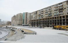 President Ilham Aliyev and his spouse inspects construction work in underground parking, park, garden and fountain complex in Baku (PHOTO)