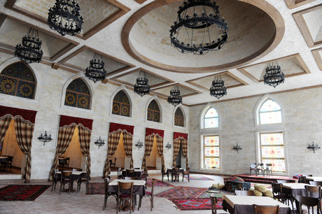 Azerbaijani President and his spouse visit newly-redeveloped “Ateshgah Temple” State Historical Architectural Reserve (PHOTO)