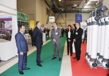 President Ilham Aliyev visits 1st Caspian International Aqua Technologies Exhibition and Forum “CATEF-2013” (PHOTO)