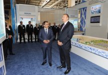 President Ilham Aliyev visits 1st Caspian International Aqua Technologies Exhibition and Forum “CATEF-2013” (PHOTO)