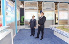 President Ilham Aliyev visits 1st Caspian International Aqua Technologies Exhibition and Forum “CATEF-2013” (PHOTO)