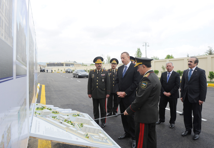 Azerbaijani President reviews reconstructed N military unit in Hajigabul region (PHOTO)