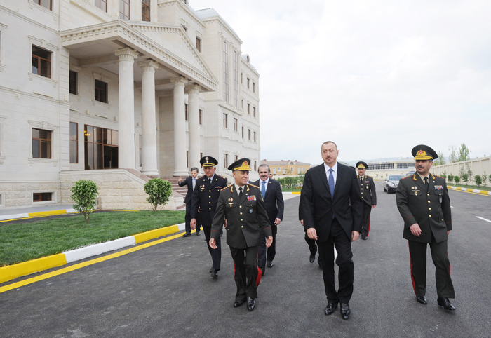 Azerbaijani President reviews reconstructed N military unit in Hajigabul region (PHOTO)