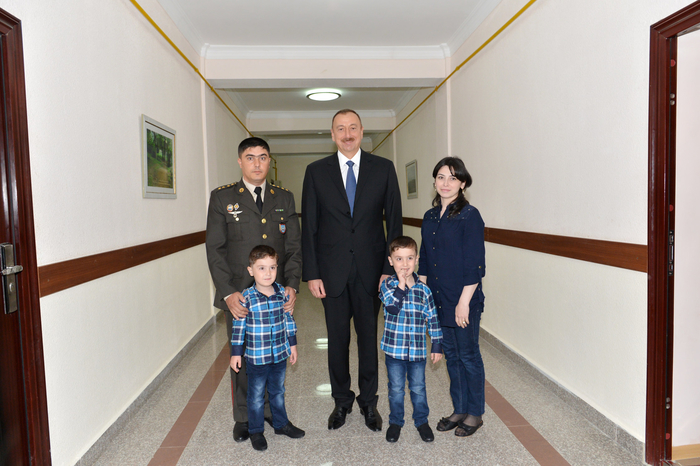 Azerbaijani President reviews reconstructed N military unit in Hajigabul region (PHOTO)