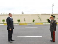 Azerbaijani President reviews reconstructed N military unit in Hajigabul region (PHOTO)
