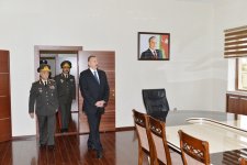 Azerbaijani President reviews reconstructed N military unit in Hajigabul region (PHOTO)