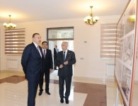 Azerbaijani President opens newly-redeveloped park in Bilajari settlement (PHOTO)