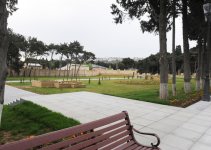 Azerbaijani President opens newly-redeveloped park in Bilajari settlement (PHOTO)