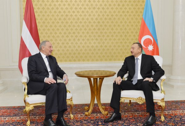 Latvian President very impressed by Azerbaijan’s development over last 20 years (PHOTO)