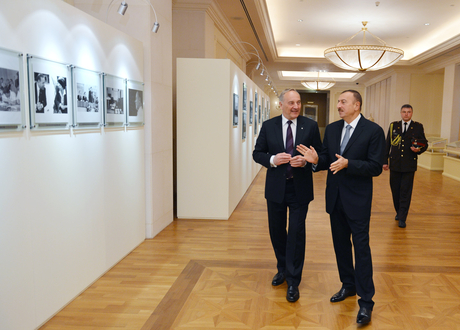 Latvian President visits Heydar Aliyev Foundation (PHOTO)