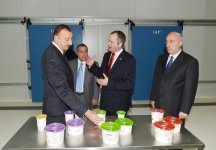 Azerbaijani President opens factories under AzFP CO LTD in Hokmali (PHOTO)